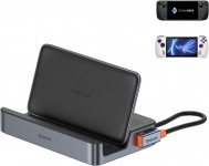 Baseus Docking Station Compatible with Steam Deck and Rog Ally, Steam Deck Dock 6-in-1 with HDMI 4K@60Hz (BS-OH115)