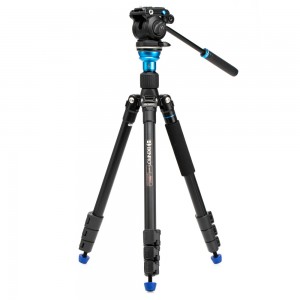 Benro A1883FS2PRO Aero 2 PRO Aluminum Travel Video Tripod with Flip Locks