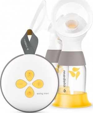 Medela Swing Maxi Flex Dubultais Elektriskais 2-Pakāpju Piena Sūknis +USB lādējama baterija 101041615 (7612367075329)