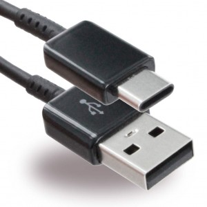 Samsung - Charger Cable / Data Cable - USB to USB Typ C - 1.5m - Black (258653)