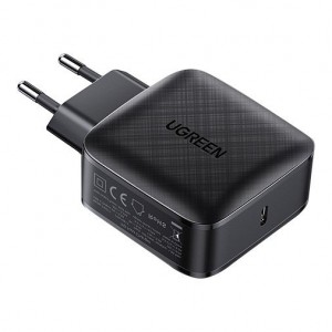 Ugreen Fast 65W GaN USB Type C Quick Charge 3.0 Power Delivery Charger (Gallium Nitride) Black (CD217 70817)