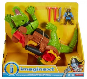 Mattel IMX Walking Crocodile & Pirat Hook DHH63 (887961219272)