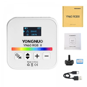 Yongnuo YN60 RGB II LED lamp – WB (2500 K – 9900 K) white