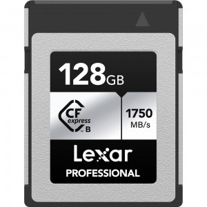 Lexar Professional CFexpress Type B Card Silver Series 128GB R1750/W1300 (LCXEXSL128G-RNENG)