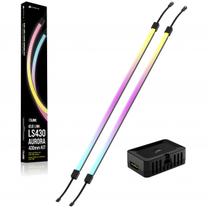 Corsair iCUE LINK L430 Aurora RGB Light Strips - 430mm Kit (CL-9011136-WW)