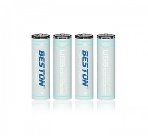 Beston Rechargeable AA batteries with USB C, 1460mAh, Li-Ion, 4 pcs AA620265 6972443860852
