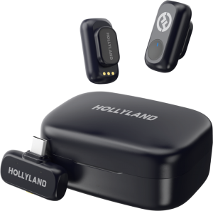 Hollyland LARK A1 Duo with USB-C RX + Charging Case
