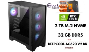 PC| RYZEN 7 7800X3D, DDR5 32GB 6000MHz, NVME M.2 SSD 2TB, RTX 5070 Ti