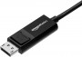 Amazon Basics DisplayPort to USB-C Cable Bi-Directional 1.8m Black