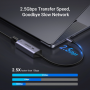Ugreen CM648 USB-C to RJ45 Ethernet 2.5G Adapter - Gray