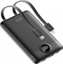 Veger powerbank 10000 mAh with built-in cables Type C / Lightning 22.5W C11 (W1170) Black