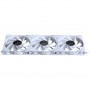 PHANTEKS M25 Gen2 PWM D-RGB Fan 3-Pack - Reverse Blade, 140mm, White (PH-F140M25R_G2_DWT01_3P)