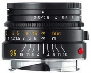 Leica Summarit-M 35mm f/2.5 Black