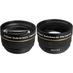 Polaroid Studio Series 37mm 2.2x Telephoto & 0.43x Wide Angle Lens Travel Kit (PLKIT37WT)