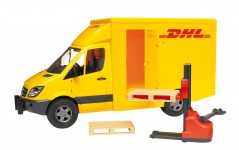 Bruder Mercedes Benz Sprinter DHL and Hand Pallet Truck (02534)