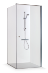 Baltijos Brasta KRISTINA Shower Enclosure 90x90 Tinted Gray