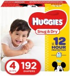 Huggies Snug & Dry - 192 pieces, Size 4 - Disney Mickey Mouse