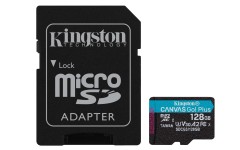 Kingston Canvas Go! Plus microSDXC 128GB Class 10, UHS-I, U3, V30, A2 170MB/s read, 90MB/s write (SDCG3/128GB)