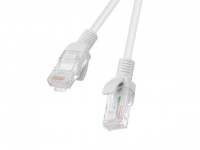 Lanberg Patchcord CAT.6 UTP 1.5M Grey Fluke Passed 10-pack