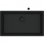 Franke Izlietne + Melna Pagriežama Poga Ar Melnu Ventili un Pārplūdes Nosegu (125.0683.236)