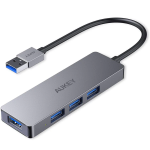 AUKEY CB-H36 Aluminium HUB USB-A | Ultra Slim | 4in1 | 4xUSB 3.0 | 5Gbps