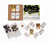 Kokmaizītes ABI VIENĀ: Burtošanas čempionāts STARTS un paplašinājums, zilbju kāršu spēle (LV)