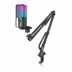 FIFINE T669 PRO2 Wired Microphone with RGB Lighting and Stand | USB