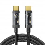Joyroom cable USB Type-C - USB Type-C 100W 1.2m black (S-CC100A12)