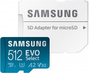 Samsung EVO Select + Adapter microSDXC 512GB (MB-ME512KA/EU)