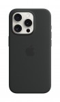 Apple iPhone 15 Pro Silicone Case with MagSafe Black MT1A3