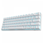 ROYAL KLUDGE RK61 White, Red Switch, US (RK61-W-R)