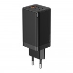 Baseus USB C Charger, 65 W Power Delivery with GaN (Galium Nitride) Tech (CCGAN2P-B01)