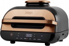 Ninja Foodi MAX Grill & Airfryer, 3.8L Hot Air Fryer 6-in-1 Copper/Black (AG551EUCP)