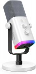 FIFINE AmpliGame AM8W Wired Microphone with RGB Lighting USB/XLR