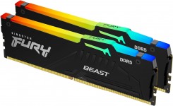 Kingston 32GB (2x16GB) DDR5 6000MT/s CL30 FURY Beast Black RGB EXPO (KF560C30BBEAK2-32)