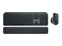 Logitech MX Keys S Combo: Powerful Wireless Keyboard and Mouse with Hand Tray (920-011606)