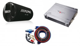 Alpine SWT-12S4+X600.2+GXT Wire Kit