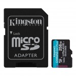 Kingston Canvas Go Plus MicroSDXC 256GB UHS-I Adapter (SDCG3/256GB)