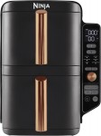 Ninja Double Stack XL Hot Air Fryer 2 Vertical Black/Copper (SL400EUCP)