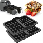 ROMANVIC Ninja Accessories with AF400EU AF451EU SL400EU and AF500DE Pack of 2 Double Silicone Baking Belgian Waffle