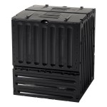 ECO-KING Komposta Kaste Melnā Krāsa 400l