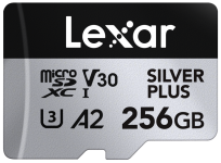 Lexar microSDXC Silver Plus 1066x UHS-I/U3/A2/4K R205/W150 (V30) 256GB (LMSSIPL256G-BNANG)