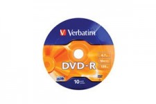 DVD-R 16x 4.7GB 10P SP Matt Silver Wrap 43729