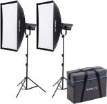 Nanlite FS-300B Bi-Colour 2 light kit with stand