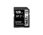 Lexar Professional 1667x SDXC 128GB Class 10, UHS-II (U3), V60, R250/W120 (LSD128CB1667)