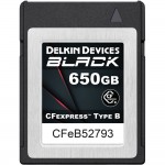 Delkin Devices 650GB BLACK CFexpress Type B 1725/1530 MB/s Memory Card (DCFXBBLK650)
