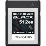 Delkin Devices 512GB BLACK CFexpress Type B 1725/1530 MB/s Memory Card (DCFXBBLK512)