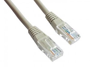 Gembird Patch Cord RJ45, Cat.5e, UTP, 1m, Gray (PP12-1M)