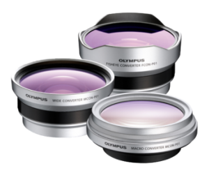 Olympus 3CON-P01 Lens Converter Kit (Macro, Wide, Fisheye)