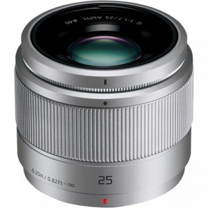 Panasonic Lumix G 25mm f/1.7 ASPH Silver (H-H025E-S)